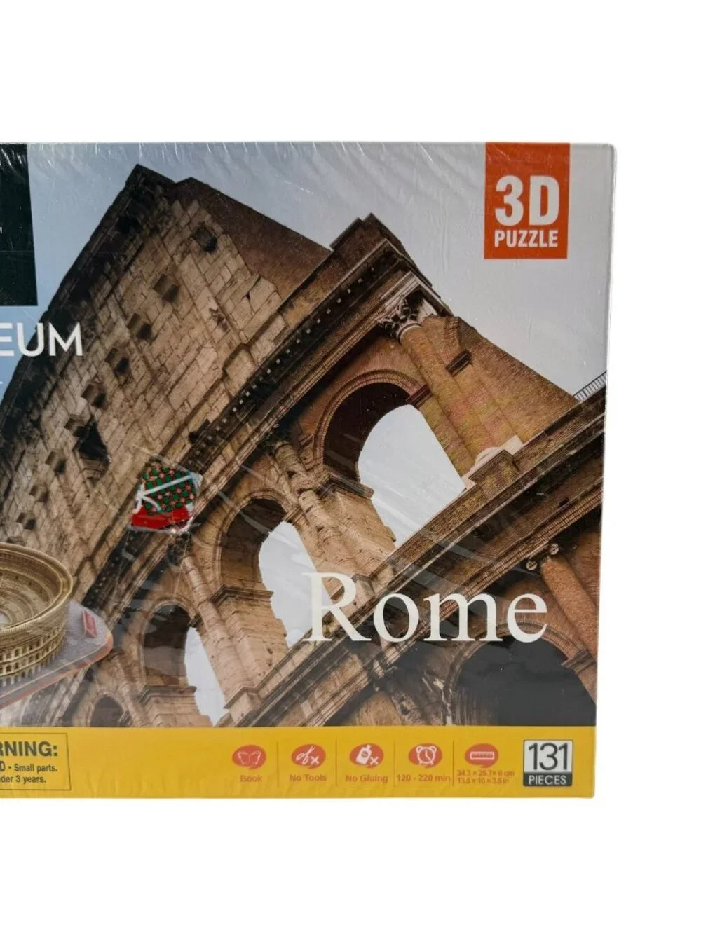 3D Puzzle National Geographic Rome Colosseum History Italy Gift Sealed New READ